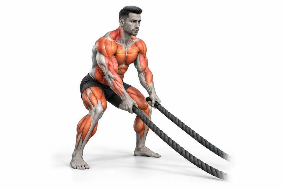 Battle Ropes: technique animation