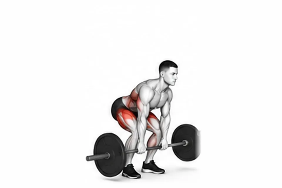 Barbell Deadlift: technique animation