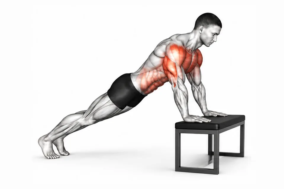 Incline Push-Up: technique animation