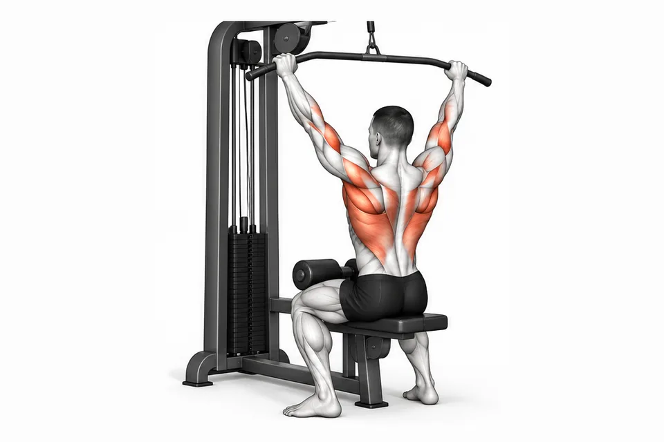 Lat Pulldown: technique animation