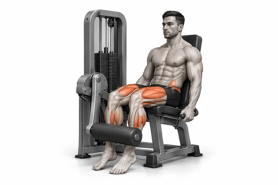 Leg Extension: technique animation