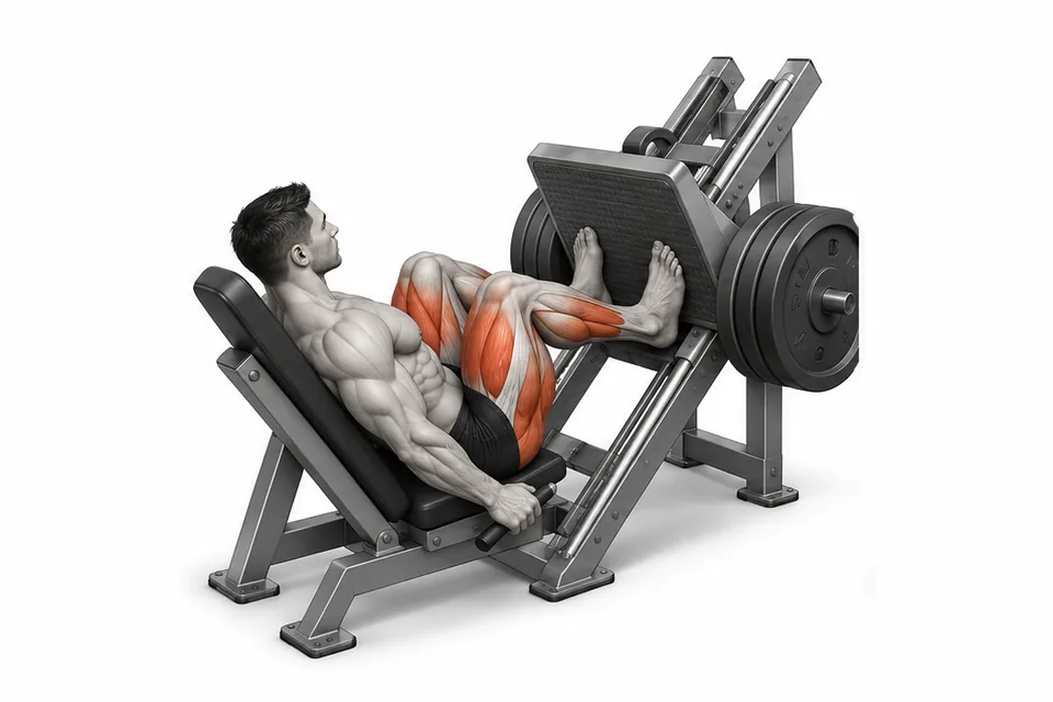 Leg Press: technique animation