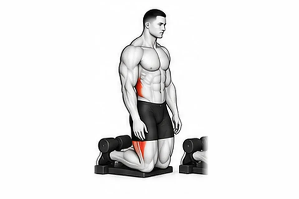 Nordic Hamstring Curl: technique animation