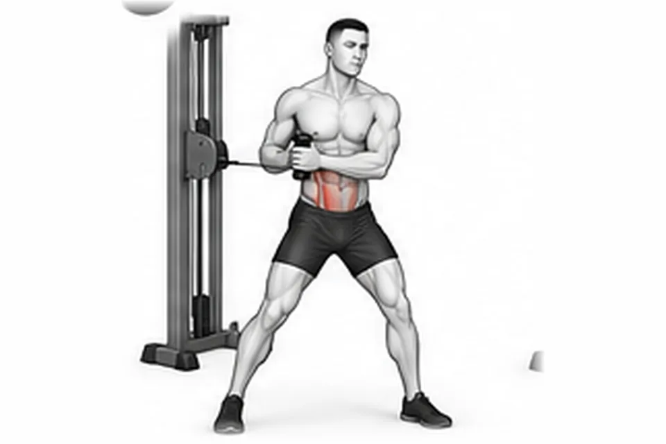 Pallof Press: technique animation