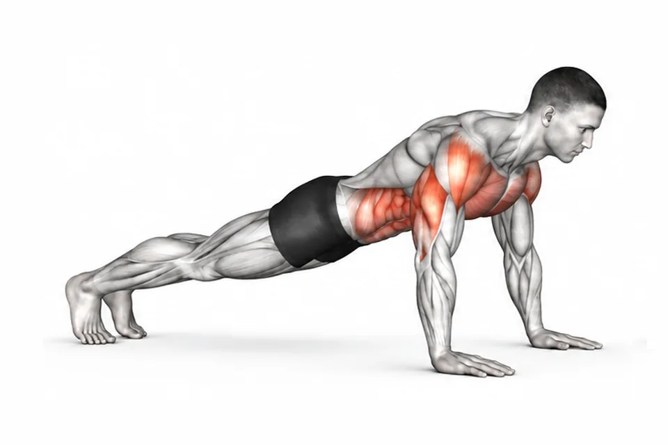 Push-Up: technique animation
