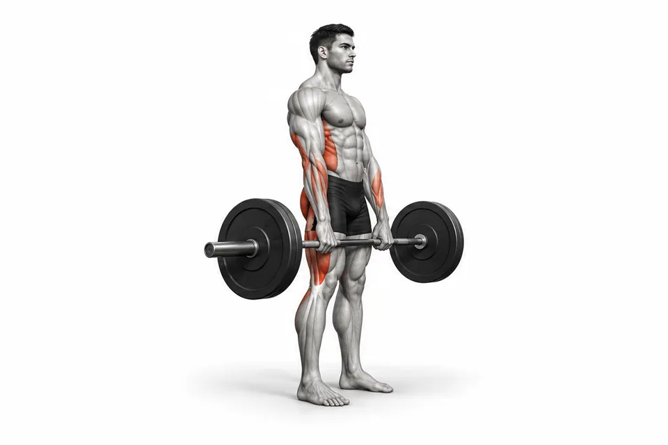 Romanian Deadlift: technique animation