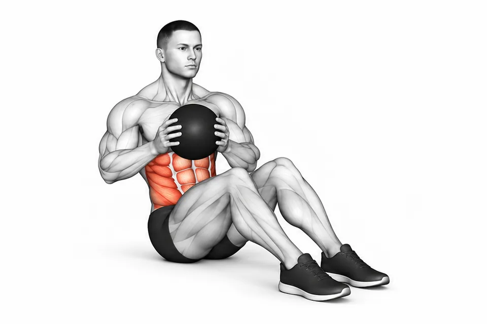 Russian Twist: technique animation