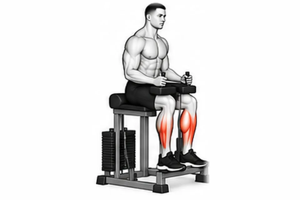 Seated Calf Raise: technique animation