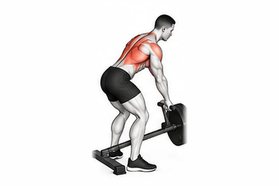 T-Bar Row: technique animation