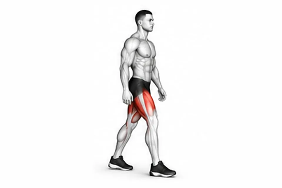 Walking Lunge: technique animation